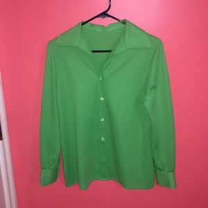 Vintage button down blouse